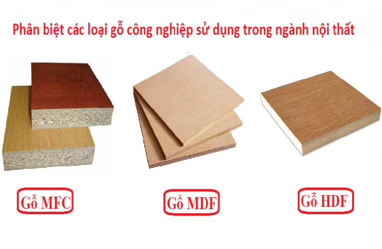 So sánh và phân biệt gỗ công nghiệp mfc với các loại khác