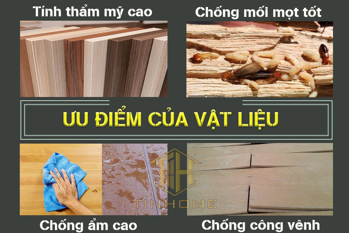 uu điểm của vật liệu gỗ